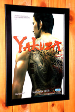 Yakuza videogame PlayStation 2 PS2 Sega raro pôster pequeno / página de anúncio antiga emoldurada comprar usado  Enviando para Brazil