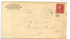 Harina, grano y cubierta de alimentación ME=LOCKE MILLS-CDS Cxl-Bryant & Tebbets-1910 segunda mano  Embacar hacia Mexico