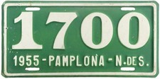 1955 colombia license for sale  Fenton