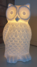 Eulenlampe weiß matt gebraucht kaufen  Filderstadt