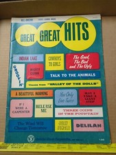 Livro de partituras de órgão Great Great Hits 1968 16 músicas PB com acordes palavras música comprar usado Livro de partituras de órgão Great Great Hits 1968 16 músicas PB com acordes palavras música comprar usado  Enviando para Brazil