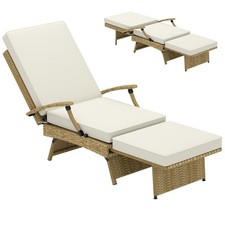 Foldable rattan recliner for sale  GREENFORD