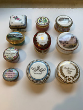Trinket boxes enamel for sale  ST. IVES