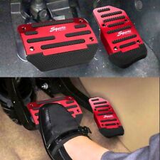 2x Vermelho Antiderrapante Automático Freio a Gás Pedal Pad Capa Acessórios de Carro Peças D comprar usado  Enviando para Brazil