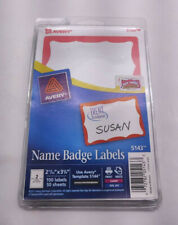 Avery adhesive name for sale  Salt Lake City
