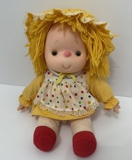Avental Ice Cream Girl 14” boneca VINTAGE fio amarelo cabelo pônei vaso amarelo sem cone comprar usado  Enviando para Brazil