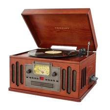 Crosley CR704B-PA Deluxe músico toca-discos Bluetooth CD AM/FM NOVO comprar usado  Enviando para Brazil