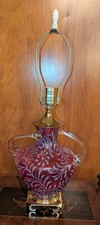 fenton cranberry lamp for sale  Saginaw