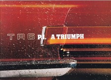 Triumph tr6 brochure for sale Triumph tr6 brochure for sale  BAGSHOT