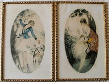 Paire grandes lithographies d'occasion  Lisieux
