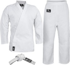 Uniforme de karatê leve Hawk Sports para crianças e adultos, 6 6'2"/200lbs - Branco - comprar usado  Enviando para Brazil