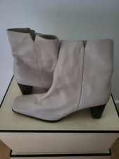 Cream ankle boots for sale  HIGH WYCOMBE