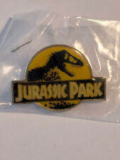 Broche logotipo dinossauro Jurassic Park emblema raro filme vintage JP T-rex comprar usado  Enviando para Brazil