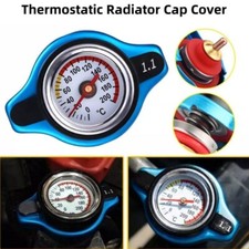 Tampa do radiador medidor termostático de carro cabeça pequena com medidor de temperatura da água azul comprar usado  Enviando para Brazil