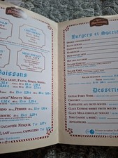 Menu disney restaurant d'occasion  Paris III