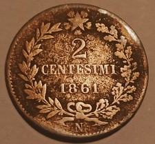 Centesimi 1861 napoli usato  Pescara