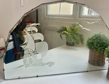 Vintage scallop frameless for sale  ROTHERHAM