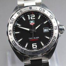 [Perto de ESTADO PERFEITO] TAG HEUER Formula 1 WAZ1112 41mm relógio masculino mostrador preto data quartzo comprar usado  Enviando para Brazil