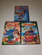 Disney Lilo and Stitch 1 & 2 Stitch Has A Glitch and Stitch The Movie 3 DVD Lot comprar usado  Enviando para Brazil