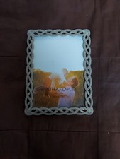 QUADRO ORNAMENTADO CINZA PRATA TECIDO CELTA CYNTHIA ROWLEY  comprar usado  Enviando para Brazil