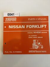 Empilhadeira Nissan modelo série KH02 catálogo de peças abril Edição 1994 comprar usado  Enviando para Brazil