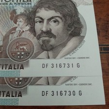 100000 lire caravaggio 1 tipo usato 100000 lire caravaggio 1 tipo usato  Manfredonia