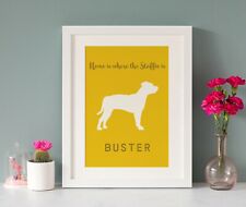 Staffie personalised dog for sale  STOURBRIDGE