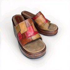 Sandália robusta vintage Y2K CANDIES salto de madeira plataforma patchwork couro 7,5 comprar usado Sandália robusta vintage Y2K CANDIES salto de madeira plataforma patchwork couro 7,5 comprar usado  Enviando para Brazil