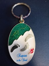 Footprints sand keyring. for sale  KETTERING