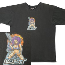 Usado, Camiseta Masculina Vintage Lost Enterprises Tamanho XL Skate Surf Wear Marca Ganchos Y2K comprar usado  Enviando para Brazil