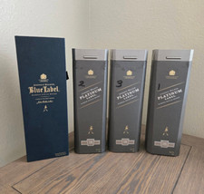 Porta-caixas de garrafa vazias etiqueta azul e platina Johnnie Walker comprar usado  Enviando para Brazil