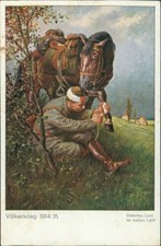 Ansichtskarte völkerkrieg 191 gebraucht kaufen  Eggenstein-Leopoldshafen