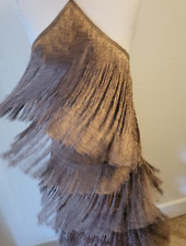 Tan beige fringed for sale  Austin