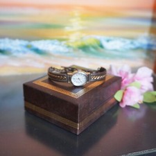 Relógio de pulso vintage quartzo esterlina, relógio decorativo prata, usado comprar usado  Enviando para Brazil