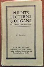 PULPITS, LECTERNS & ORGANS {In ENGLISH CHURCHES} ~ J. Charles COX:1st'1915: BOOK segunda mano  Embacar hacia Mexico