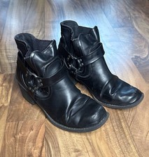 Biker boots schwarz gebraucht kaufen  Neustadt a.d.Aisch