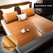 Tapete de bambu chinês verão dormir legal tapete de cama tapete de chão queen king size completo, usado comprar usado  Enviando para Brazil