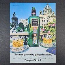 Usado, 1983 Passaporte Scotch Blended Whisky Estampa Vintage Anúncio Keith Escócia Calvert comprar usado  Enviando para Brazil