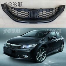 Grelha frontal padrão fibra de carbono para 2013-2015 9º Honda Civic Sedan SI comprar usado  Enviando para Brazil