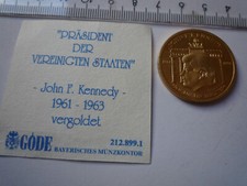 Medaille kennedy präsident gebraucht kaufen  Neutraubling