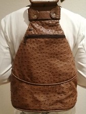 Echt straußenleder rucksack gebraucht kaufen  Deutschland