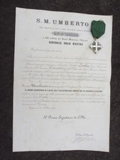 Medaglia oro diploma usato  Viu