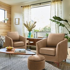 Velvet accent chair for sale  Brentwood