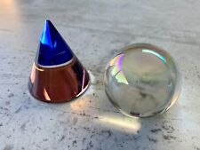 Glass ornaments clear for sale  UK