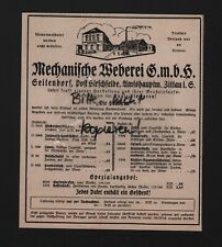 Seitendorf werbung 1931 gebraucht kaufen  Leipzig