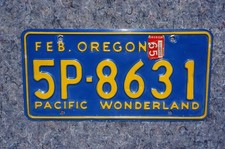 1965 oregon license for sale  Boulder