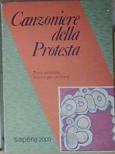 Canzoniere della protesta. usato  Fonte Nuova