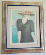 Lithographie originale signée d'occasion Lithographie originale signée d'occasion  Menton