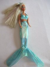 Barbie robe sirene d'occasion  Champcueil