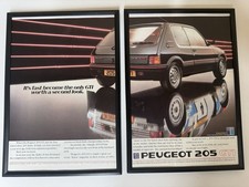 Framed original peugeot for sale  WIGAN